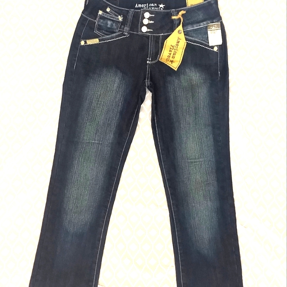 NWT AMERICAN FLAVOUR 9/10 Dark Wash Skinny Jeans